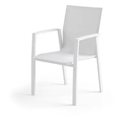 Zumm Garden Furniture® Zahradní hliniková židle leon bílá