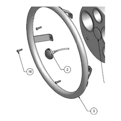 Pahlen tlačítko pro JET SWIM 1200/2000