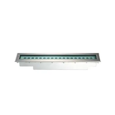 Wibre zapuštěné lineární bodové světlo LED RGB 635x128mm 48W