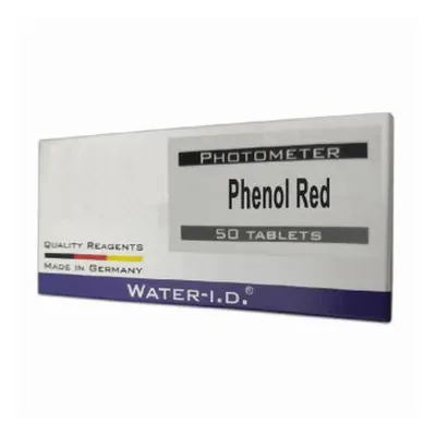 Water I.D. tablety pro PoolLab pH Phenomel Red 50 tablet