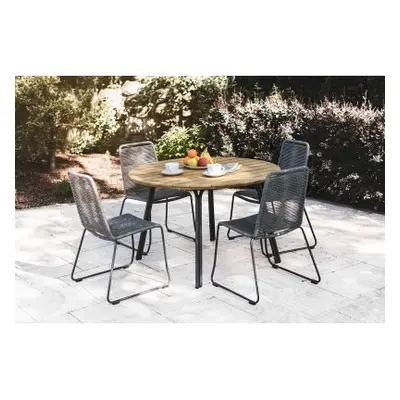 Zumm Garden Furniture® Zahradní set simi ⌀120 cm eukalyptus i