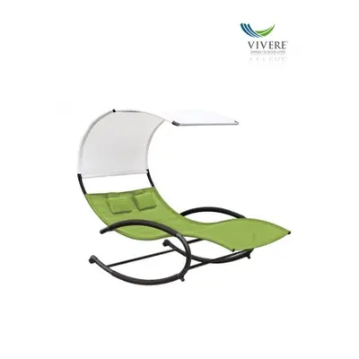 Vivere zahradní houpací postel Double Chaise Rocker NO Green Apple