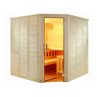 Sentiotec finská Sauna Welfun Corner 206x206x204cm