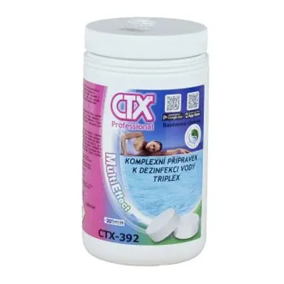 AstralPool CTX-392 TRIPLEX 3v1 (chlór, flokulant, algicid) 200g tablety 1 kg