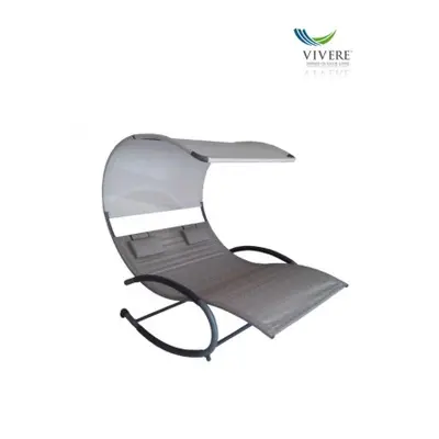 Vivere zahradní houpací postel Double Chaise Rocker NO Sienna