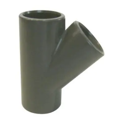 PVC tvarovka - T-kus 45° 63 mm