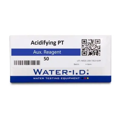 Water I.D. pomocné tablety Acidifying PT pro měření peroxidu vodíku 50 tablet