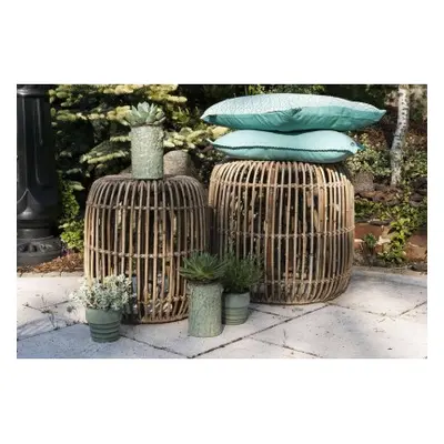 Vimine Natural Wicker® Zahradní stolek / puf cannes přírodní ratan 35 cm