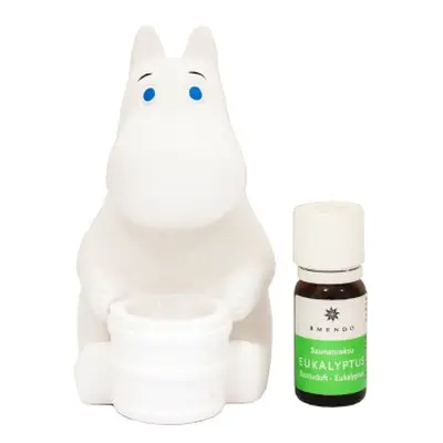 EMENDO - Keramický odpařovač, Moomin + eukalyptus 10 ml