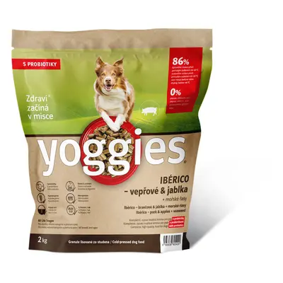 Yoggies Granule Monoprotein, Ibérico vepřové & jablka s probiotiky 2kg