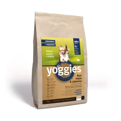 Yoggies MINIGranule Monoprotein, Kozí maso s probiotiky 5kg