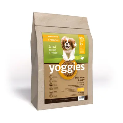 Yoggies MINIGranule Monoprotein, Krůtí maso s probiotiky 2kg