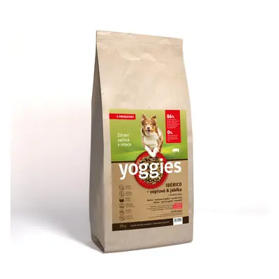 Yoggies Granule Monoprotein, Ibérico vepřové & jablka s probiotiky 10kg