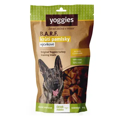 Yoggies B.A.R.F. krůtí výcvikové pamlsky 50g