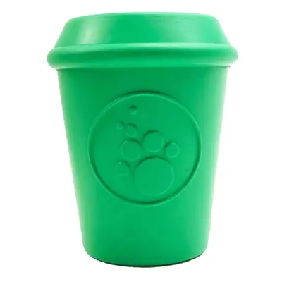 SodaPup Coffeecup na pamlsky a žvýkání, Original – Zelený Velikost: Medium – 8,6 x 6,7 cm