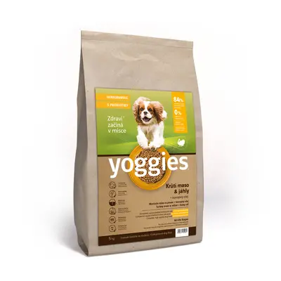 Yoggies MINIGranule Monoprotein, Krůtí maso s probiotiky 5kg