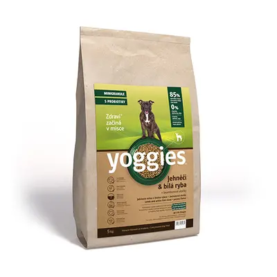 Yoggies MINIGranule, Jehně & Bílá ryba s probiotiky 5kg