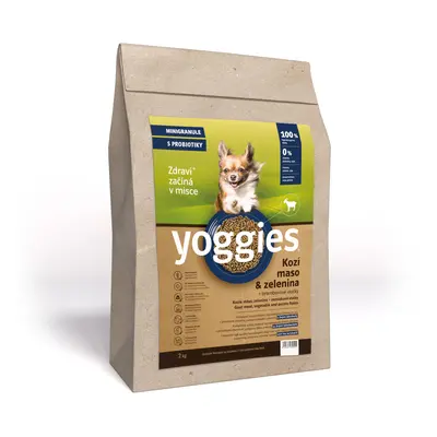 Yoggies MINIGranule Monoprotein, Kozí maso s probiotiky 2kg