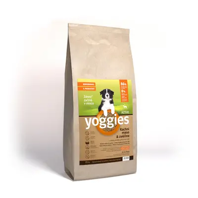 Yoggies MINIGranule Active, Kachna & Zvěřina s probiotiky 15kg