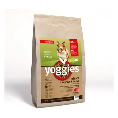 Yoggies Granule Monoprotein, Ibérico vepřové & jablka s probiotiky 5kg