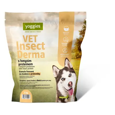 Yoggies Granule VET, Insect Derma s probiotiky 2kg