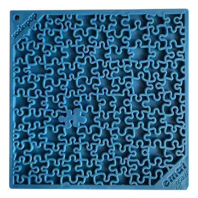 SodaPup lízací podložka Puzzle 20 x 20cm Barva: Modrá