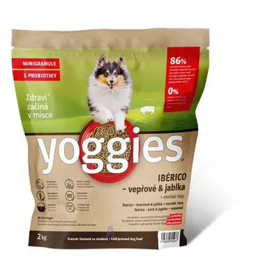 Yoggies MINIGranule Monoprotein, Ibérico vepřové & jablka s probiotiky 2kg