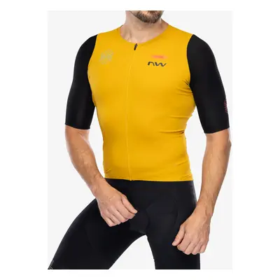 Cyklotriko Northwave Extreme Evo Jersey Short Sleeve - ochre/black