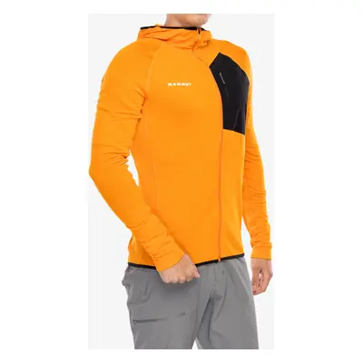 Mikina se zipem Mammut Aenergy Light ML Hooded Jacket - dark tangerine/black