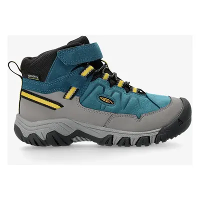 Dětské boty Keen Targhee IV Mid WP Kids - legion blue/antique moss