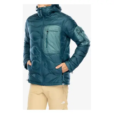 Péřová bunda Peak Performance Helium Utility Down Hood Jacket - infinity teel