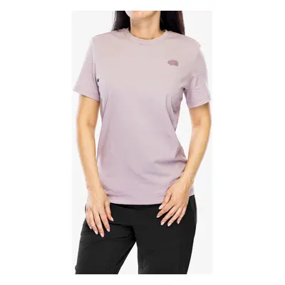 Bavlněné tričko dámské The North Face Natural Dye S/S Tee - purple chalk natural dye