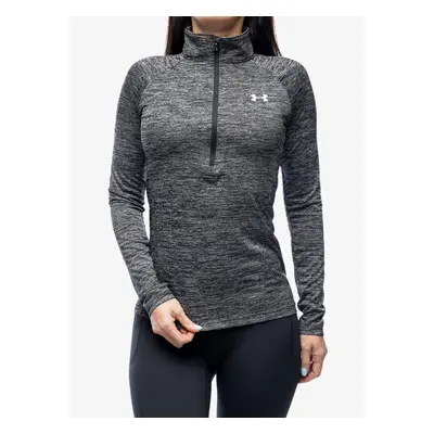 Dámská mikina Under Armour Tech 1/2 Zip Twist - black/metallic silver