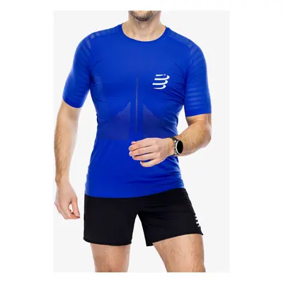 Běžecké tričko Compressport Racing SS T-Shirt - dazz blue