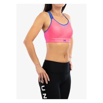 Podprsenka Under Armour Infinity High Bra - pink punk/versa blue