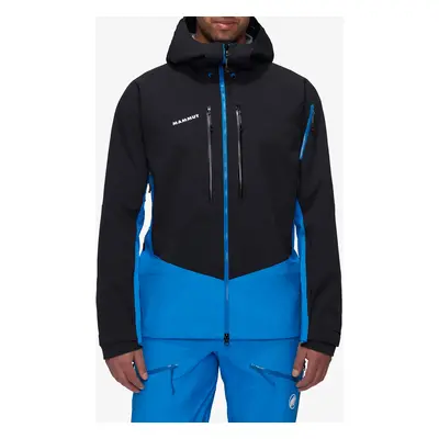 Bunda s membránou Mammut Taiss Pro HS Hooded Jacket - glacier blue/black