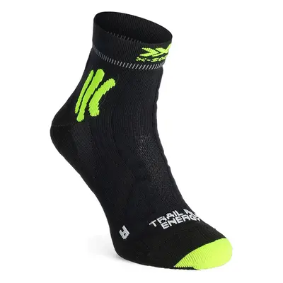 Běžecké ponožky X-Socks Trail Run Energy 4.0 - opal black/effektor green