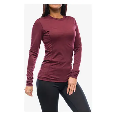 Dámská funkční mikina Sensor Merino Air Tee LS - port red