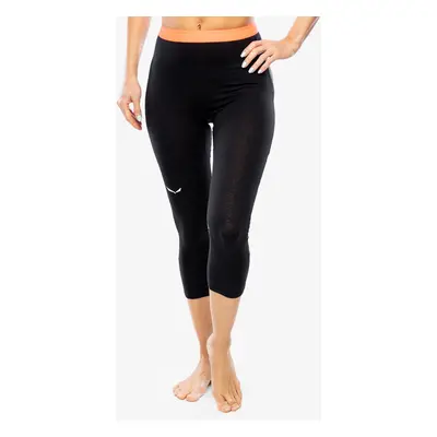 Dámské legíny Salewa Cristallo Warm Amr 3/4 Tight - blk