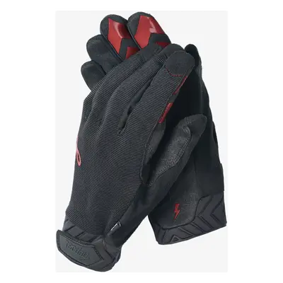 Cyklistické rukavice Rocday Evo Race - black/red