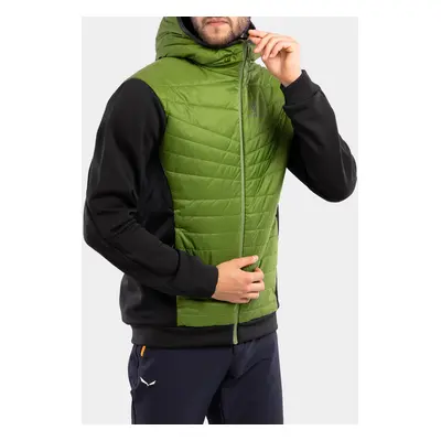 Hybridní bunda BlackYak Burlina Hoody - twist of lime