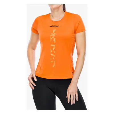 Běžecké tričko dámské adidas TERREX Agravic Trail Running T-Shirt - semi impact orange