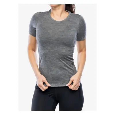 Termo triko dámské Odlo Merino BL Top Crew Neck SS - odlo steel grey melange