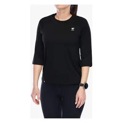 Dámské tričko Mons Royale Tarn Merino Shift Raglan 3/4 - black