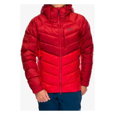 Péřová bunda Rab Axion Pro Jacket - tuscan red/dark horizon