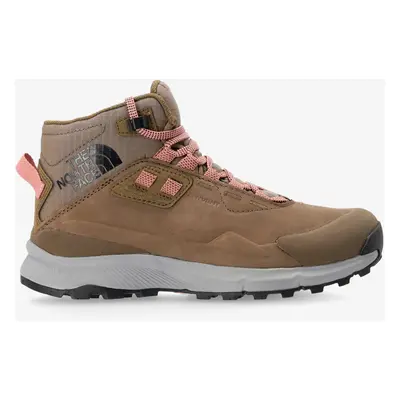 Dámské boty The North Face Cragstone Leather Mid WP - brown/grey