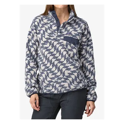 Fleece mikina dámská Patagonia Lightweight Synch Snap-T Pullover - synched flight small natural