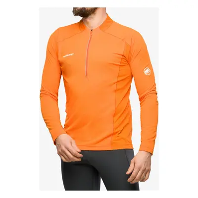 Funkční mikina Mammut Aenergy FL Half Zip Longsleeve - tangerine/dark tangerine