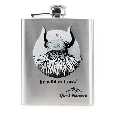 Busta Fjord Nansen Vill Viking Hip Flask - silver