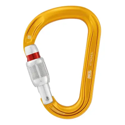 Karabina Petzl Attache Screw-Lock - yellow